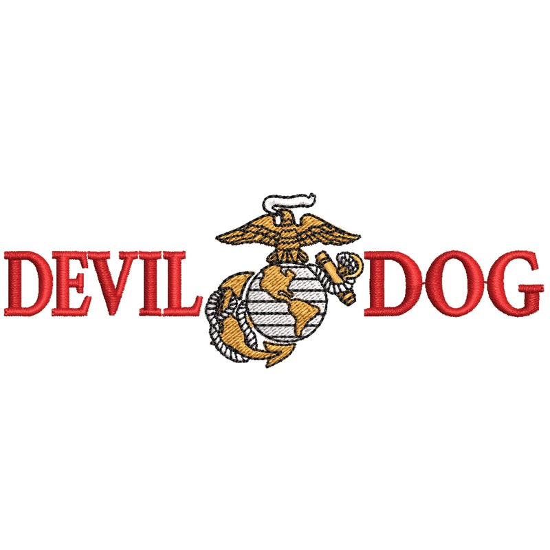 Devil Dog Symbol Devil Dog Symbol One Size