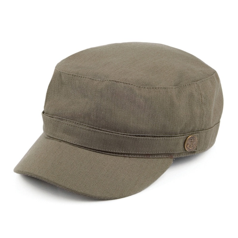 Jaxon & James Herringbone Army Cap Olive Wholesale Pack Prepack