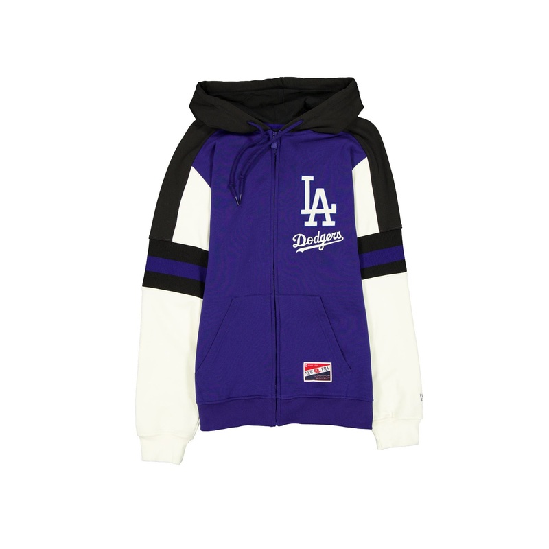 Los Angeles Dodgers Throwback Zipper Hoodie S