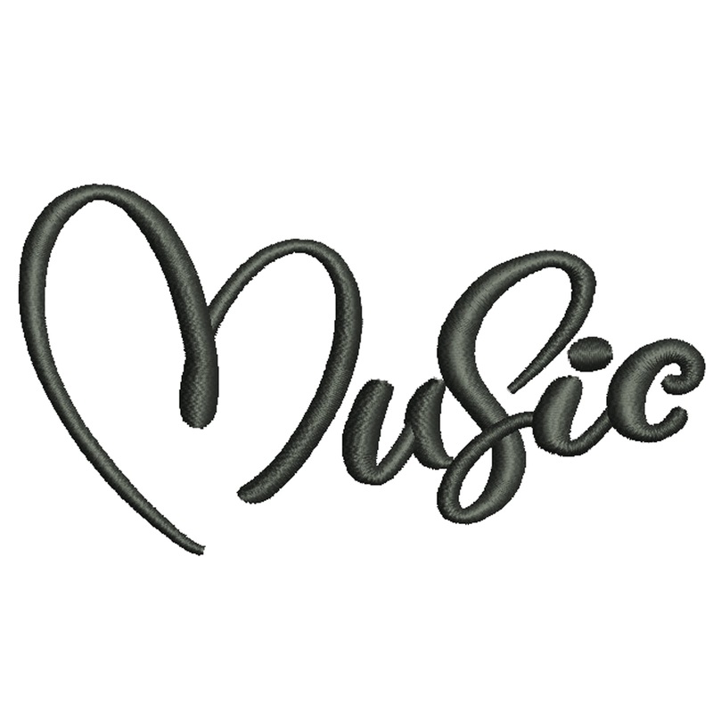 Music Calligraphy Default Title One Size