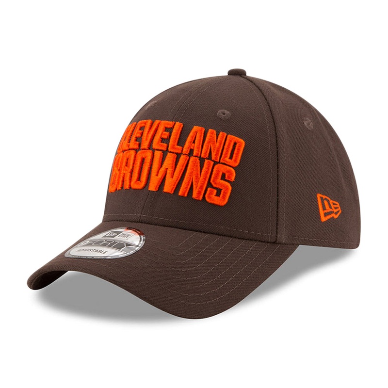 New Era 9FORTY Cleveland Browns Baseball Cap – NFL The League – Brown Adjustable