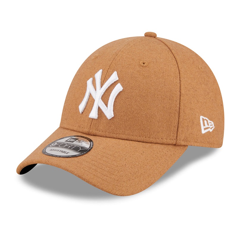 New Era 9FORTY New York Yankees Baseball Cap – MLB Melton The League – Wheat-White Adjustable