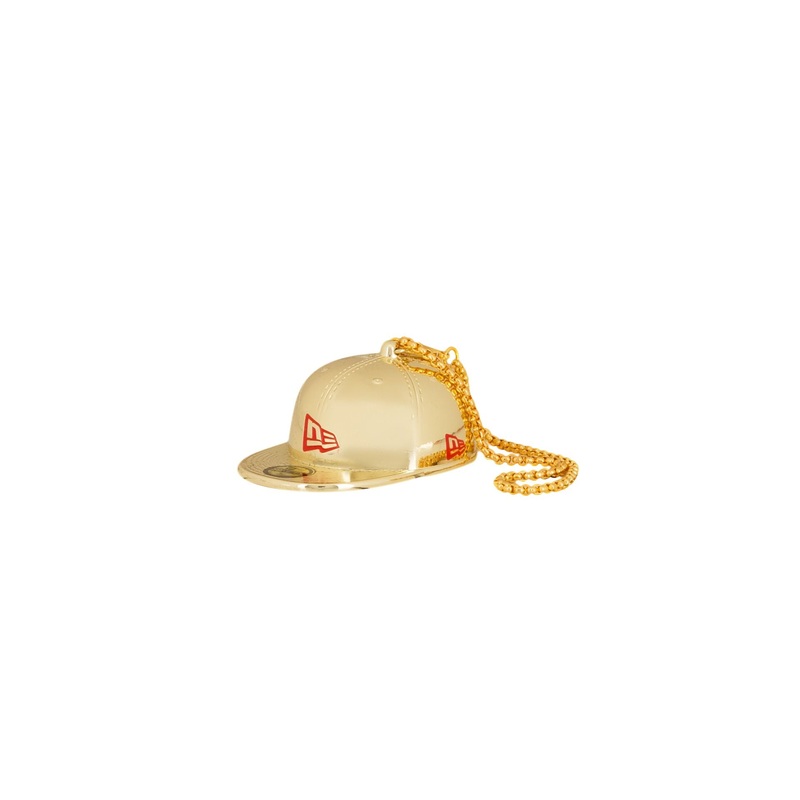 New Era Cap Gold 59FIFTY Fitted Hat Ornament One Size