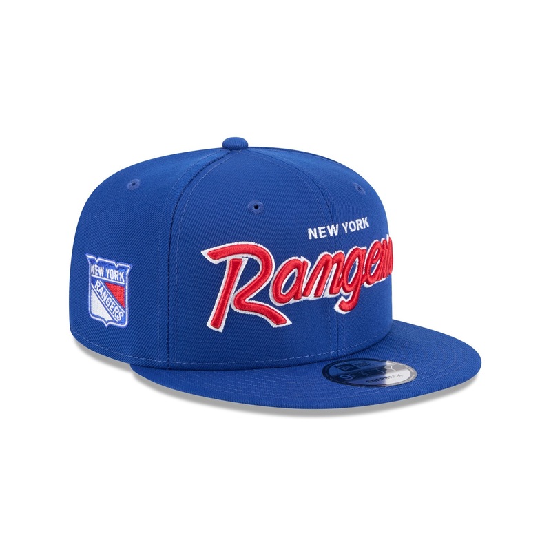 New York Rangers Script 9FIFTY Snapback Hat One Size
