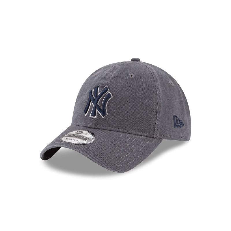 New York Yankees Core Classic Gray 9TWENTY Adjustable Hat One Size