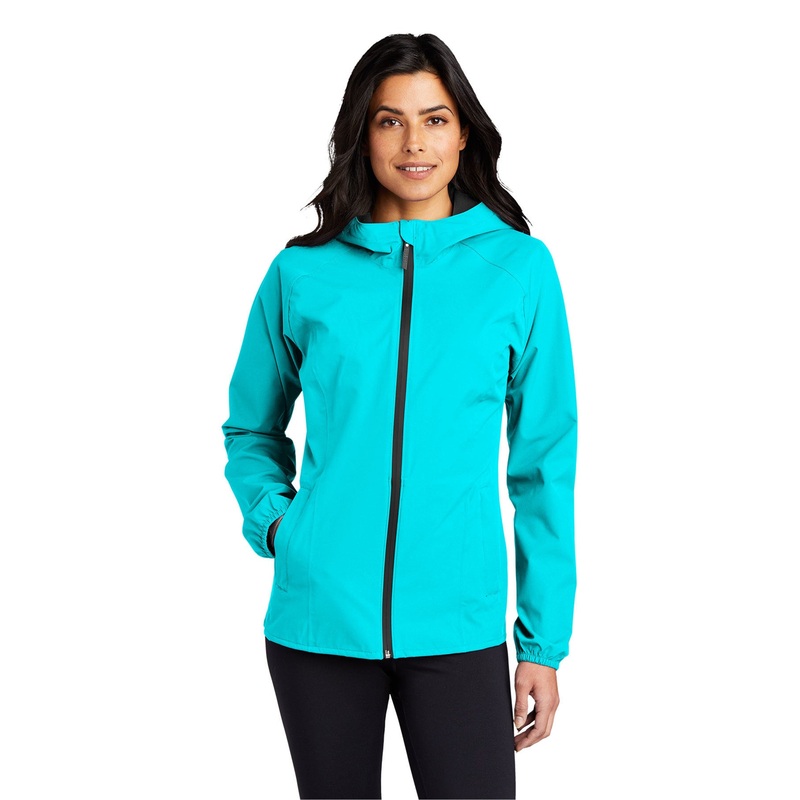 Port Authority L407 Ladies Essential Rain Jacket Deep Black XS