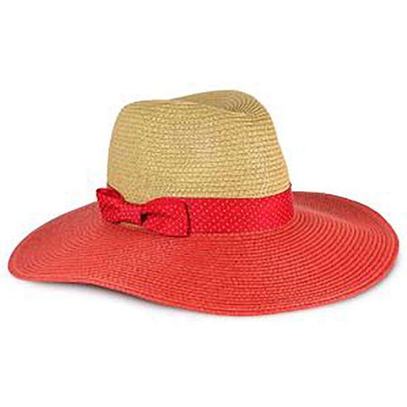 Red Polka Dot Ribbon Bow Safari Hat – Jones New York Red