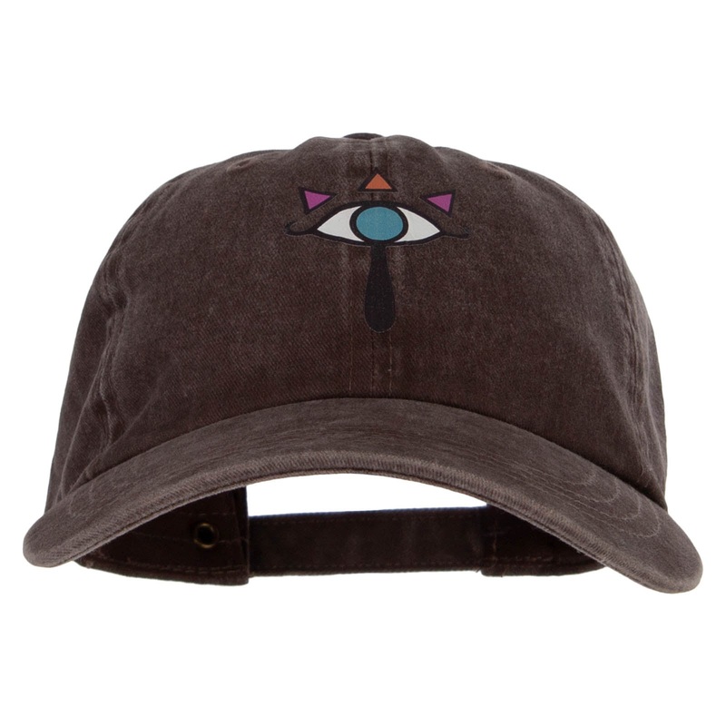Sheikah Seeking Eye Heat Transfer Unstructured Cotton Cap Brown One Size
