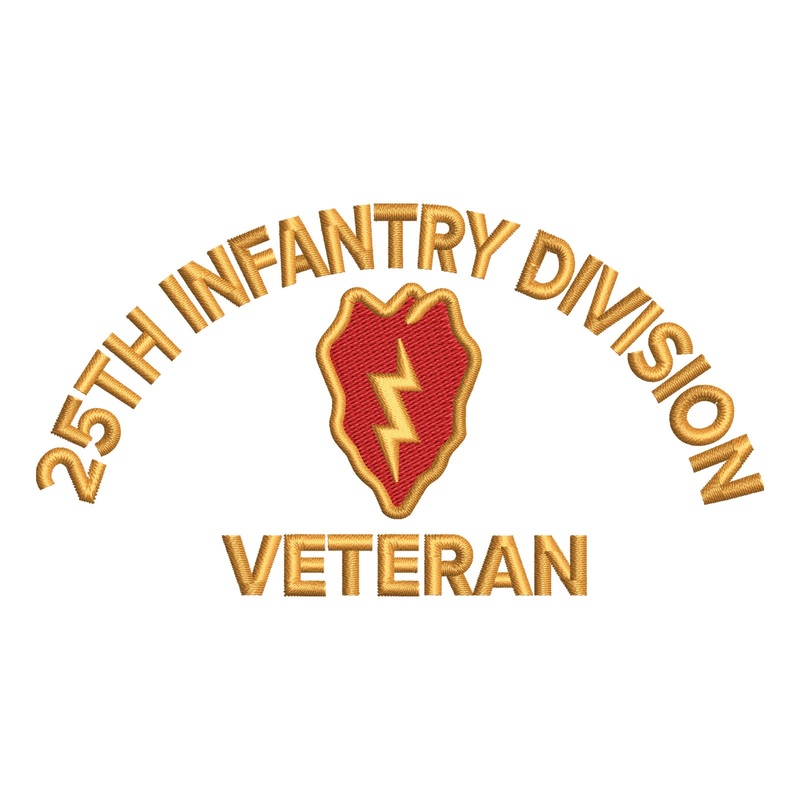 U.S. Army 25th Infantry Division Logo U.S. Army 25th Infantry Division Logo One Size