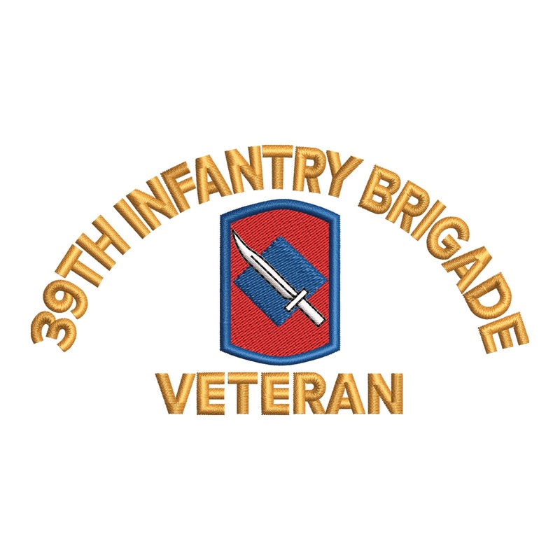 U.S. Army 39th Infantry Brigade Logo U.S. Army 39th Infantry Brigade Logo One Size