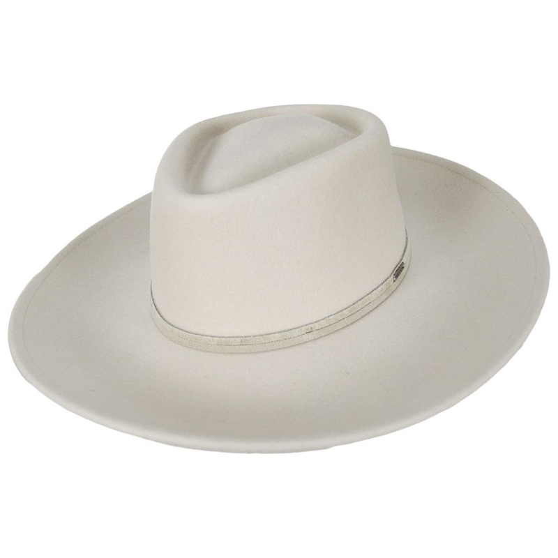 Brenton Convertabrim Wool Felt Fedora Hat DOVE S