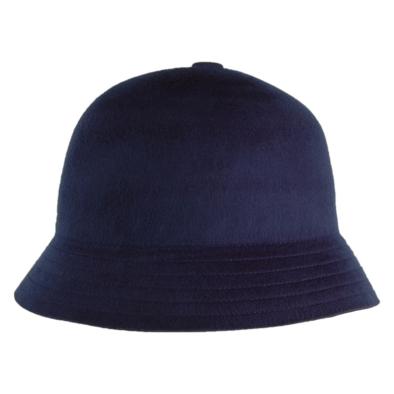 Brixton Hats Essex Wool Bucket Hat – Navy Blue Small-56cm