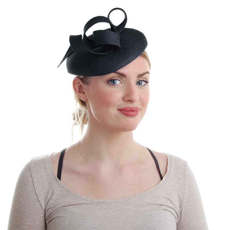 Failsworth Hats Genevieve Pillbox Hat – Black 1-Size