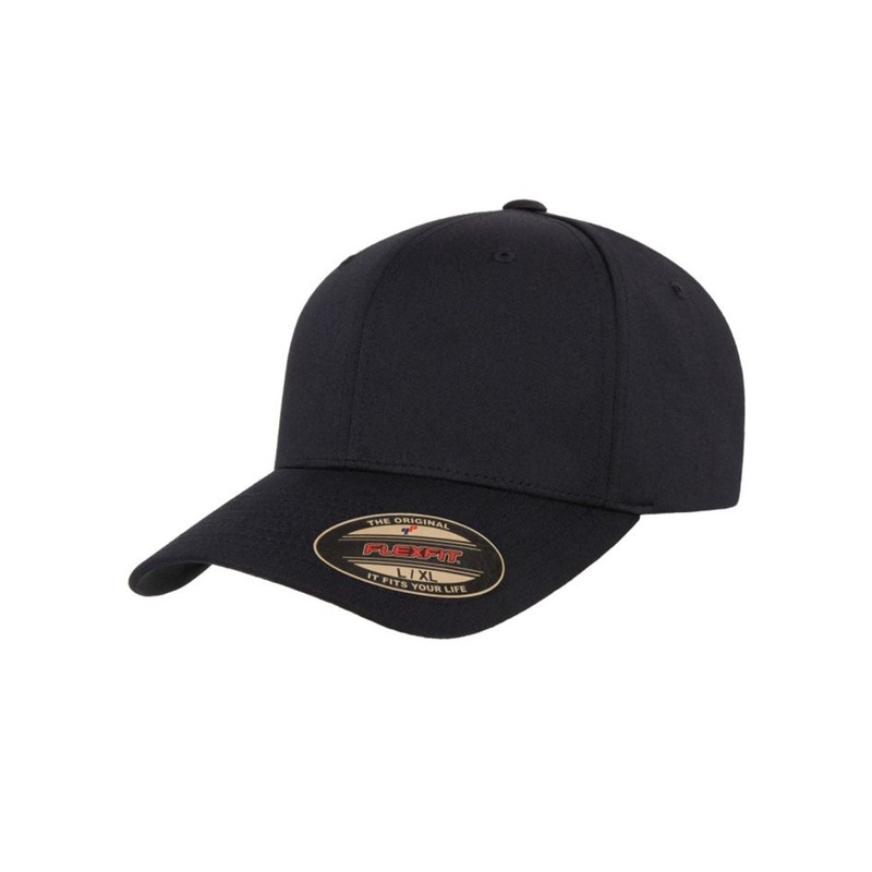 Flexfit Sustainable Polyester Cap – Flexfit 6277R Black S/M