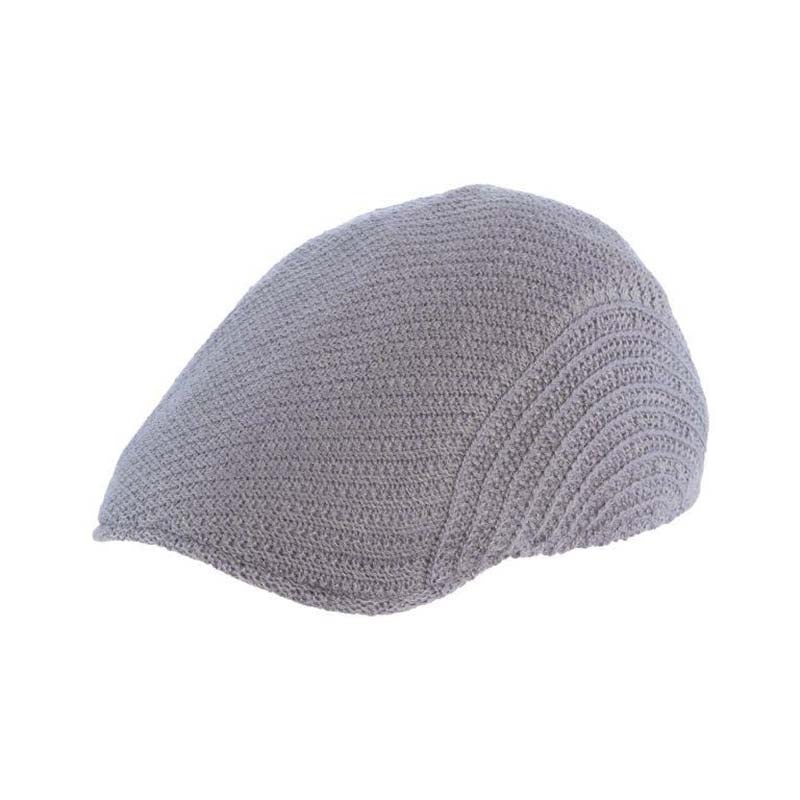 Jordan Knit Wool Blend Ivy Cap by Stacy Adams Hats Grey Small/Medium Wool Blend