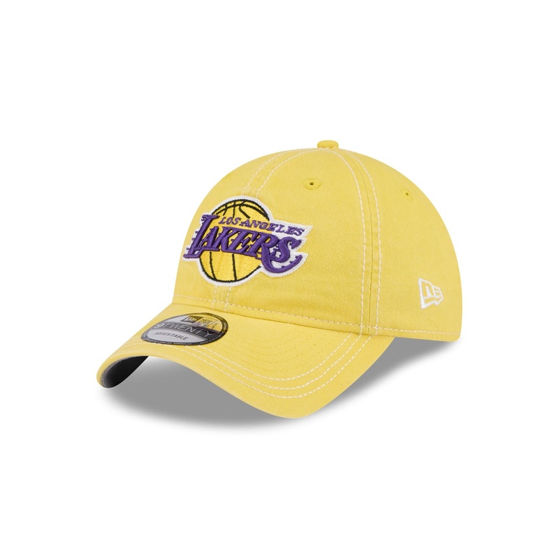 Los Angeles Lakers Washed Contrast 9TWENTY Adjustable Hat One Size