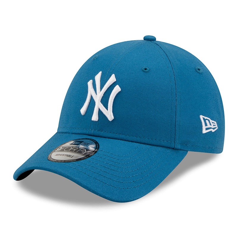 New Era 9FORTY New York Yankees Baseball Cap – MLB League Essential – Teal-White Adjustable
