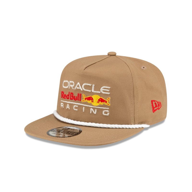 Oracle Red Bull Racing Essential Khaki Golfer Hat One Size