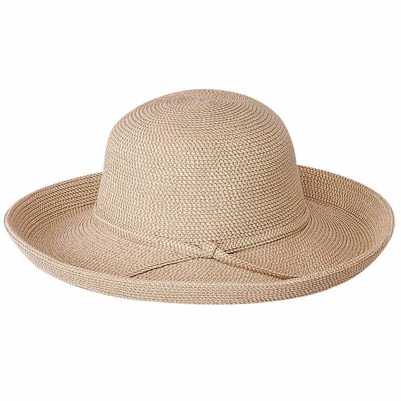 Tweed Braid Kettle Brim Sun Hat – Jeanne Simmons Hats Tan tweed