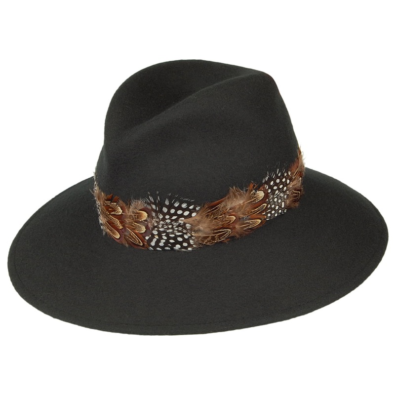 Whiteley Hats Penelope Country Fedora Hat – Forest 1-Size