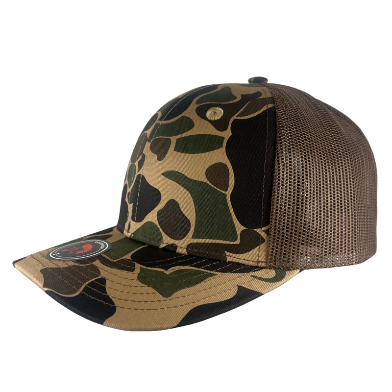 Zapped Headwear Warrior Hat Old School Camo-Brown