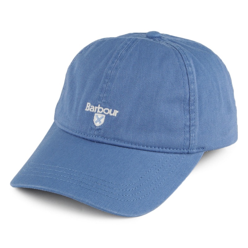 Barbour Hats Cascade Cotton Baseball Cap – Blue Adjustable