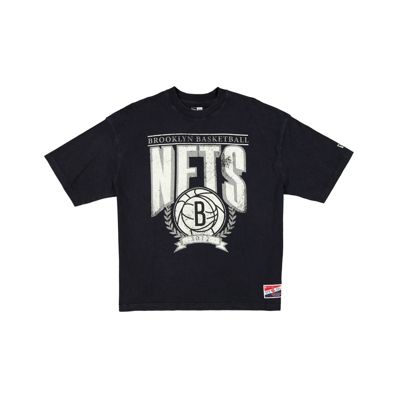Brooklyn Nets Throwback Boxy T-Shirt S