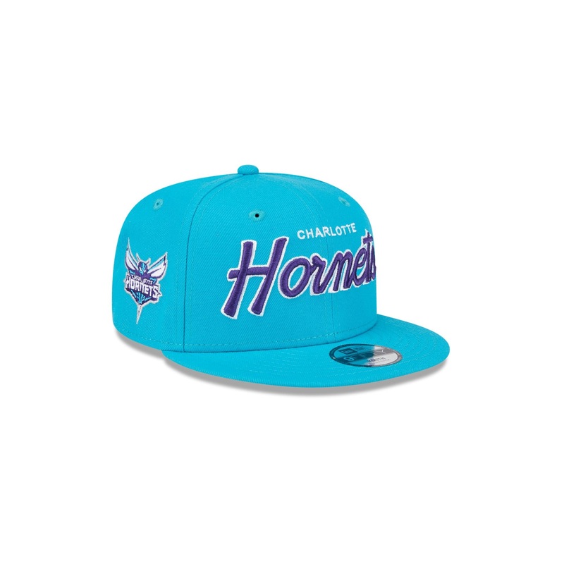 Charlotte Hornets Script Kids 9FIFTY Snapback Hat One Size