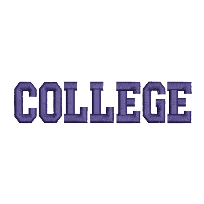College Letter Default Title One Size