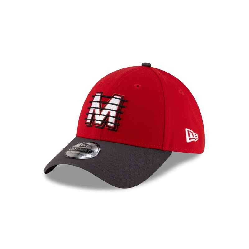 Diablos Rojos del Mxico LMB 100th Anniversary Alt 39THIRTY Stretch Fit Hat S/M