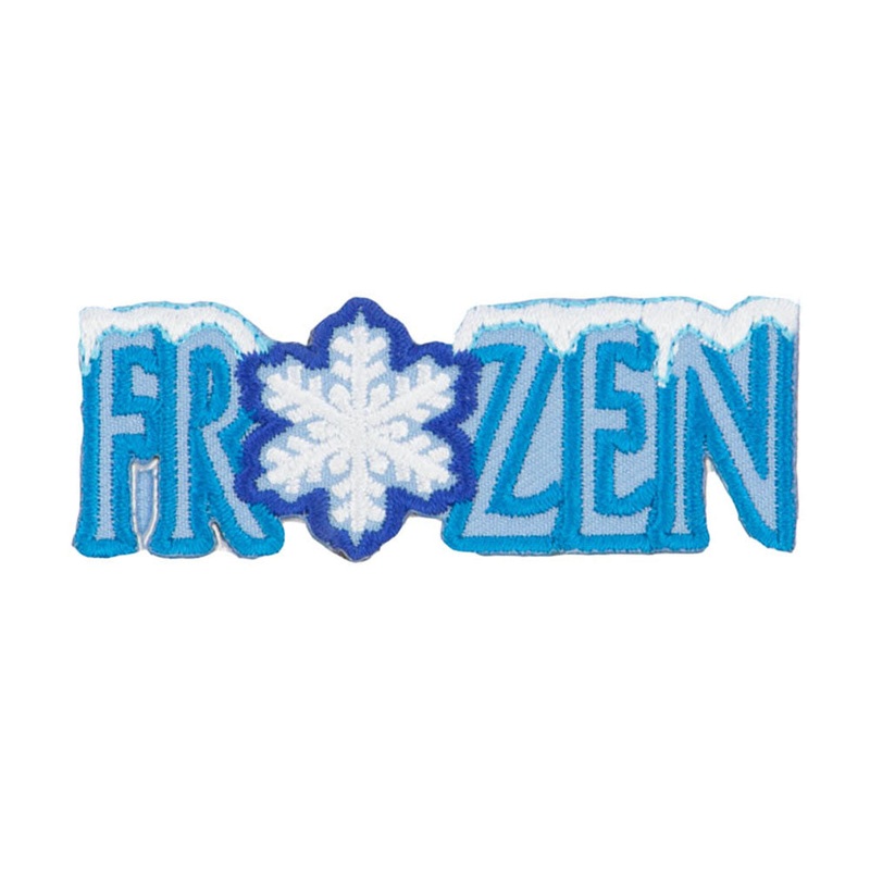 Frozen Snow Fun Winter Patches Navy Blue One Size