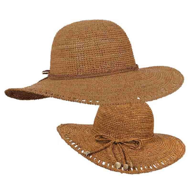 Hand Crocheted Raffia Floppy Hat – Callanan Hats Rust