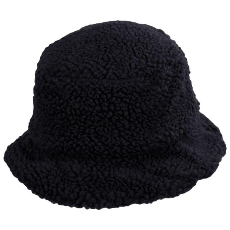 Kirsten Berber Fleece Bucket Hat BLACK ONE SIZE FITS MOST
