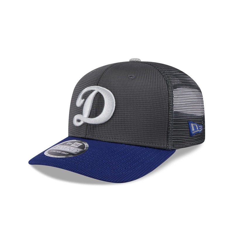 Los Angeles Dodgers 2025 Batting Practice Gray 9SEVENTY Trucker Hat One Size