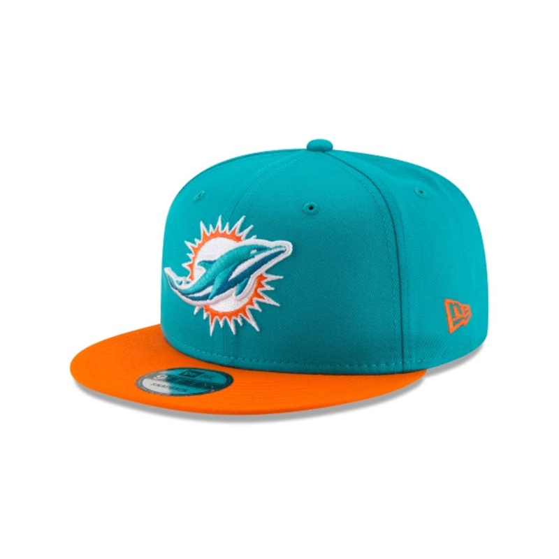 Miami Dolphins Two Tone 9FIFTY Snapback Hat One Size