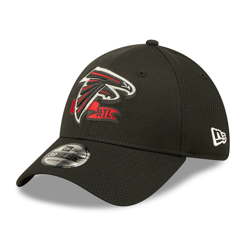 New Era 39THIRTY Atlanta Falcons Baseball Cap – NFL Sideline On Field – Black Small/Medium