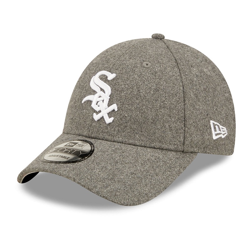 New Era 9FORTY Chicago White Sox Baseball Cap – MLB Melton The League – Grey-White Adjustable