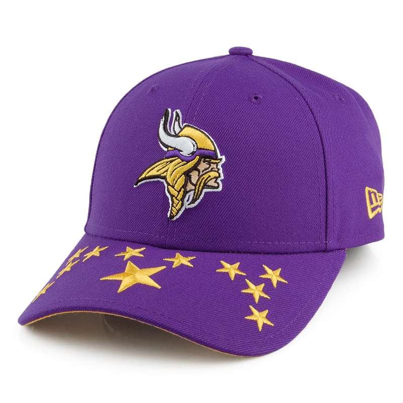 New Era 9FORTY Minnesota Vikings Baseball Cap – NFL Draft – Purple Adjustable