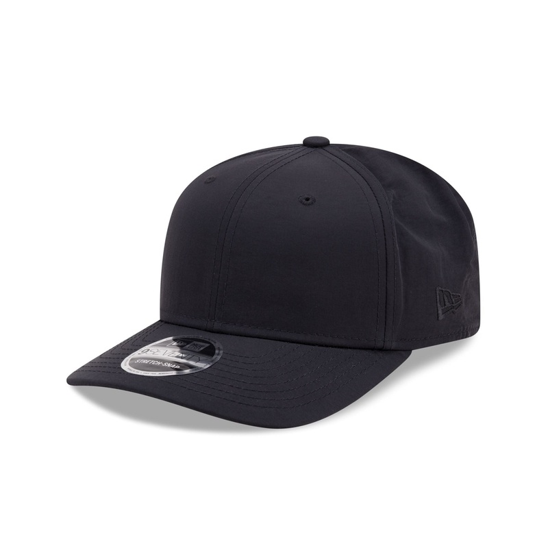 New Era Cap Black Ripstop 9SEVENTY Adjustable Hat One Size