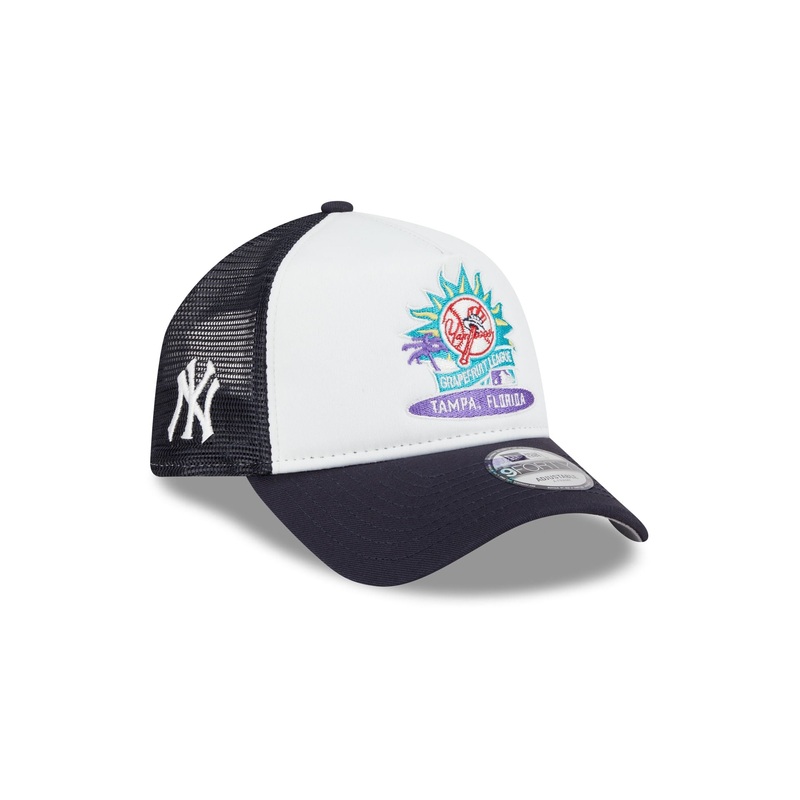 New York Yankees Spring Training 9FORTY A-Frame Trucker Hat One Size