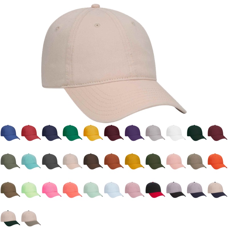 Otto 18-772 Low Profile Dad Hat Relaxed 100% Cotton Cap Royal