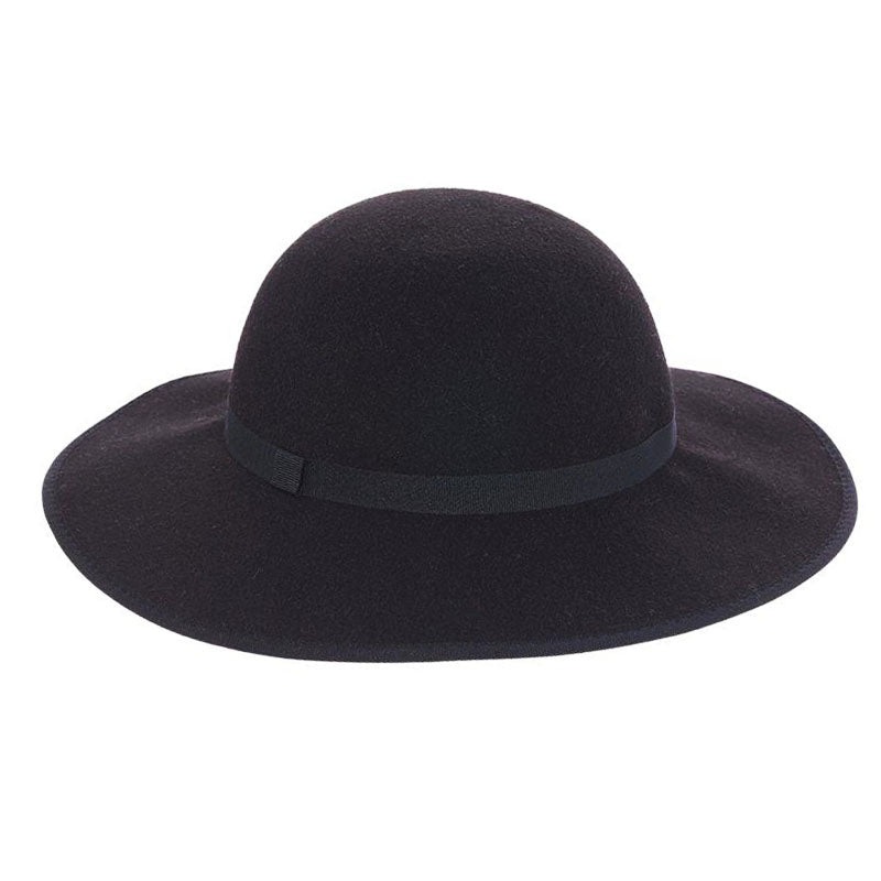 Petite Size Fashion Felt Capeline Hat – Scala Kids Black XXS (20″)