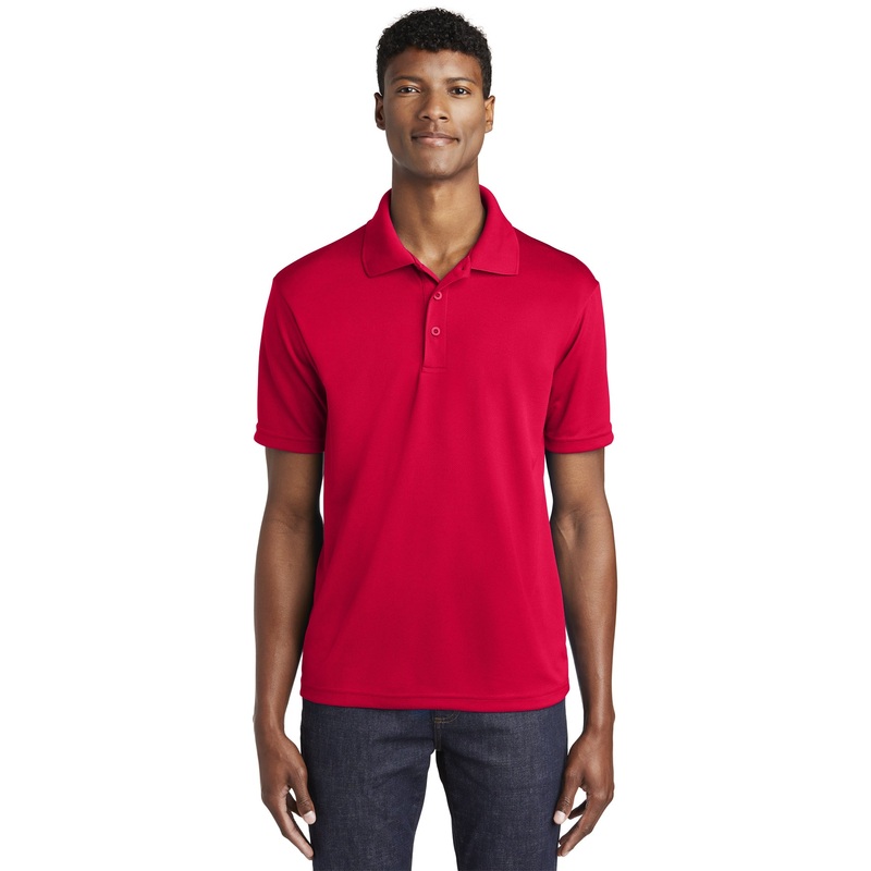 Sport-Tek ST640 PosiCharge RacerMesh Polo – Deep Red Deep Red XS