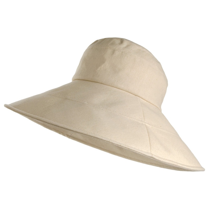 sur la tte Monaco Packable Sun Hat – Beige M