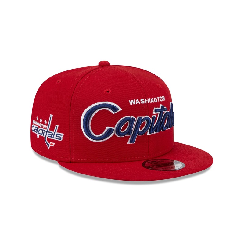 Washington Capitals Script 9FIFTY Snapback Hat One Size