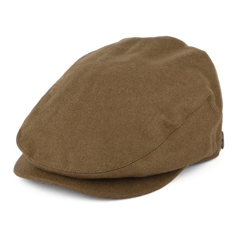 Barbour Hats Redshore Melton Wool Blend Flat Cap – Sandstone S