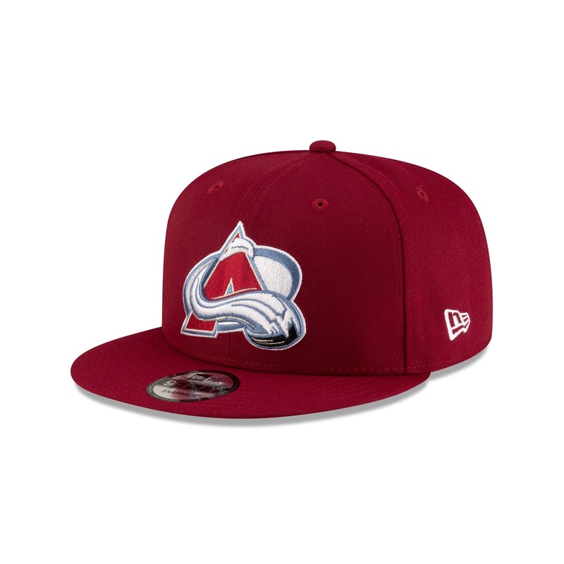 Colorado Avalanche Cardinal 9FIFTY Snapback Hat One Size