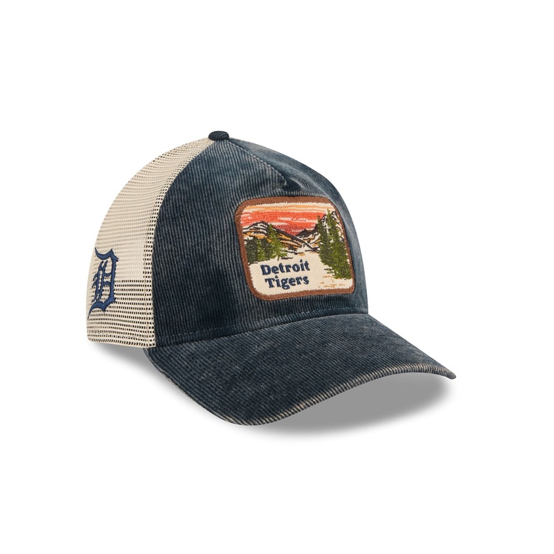 Detroit Tigers Vintage Landscape 9TWENTY A-Frame Trucker Hat One Size