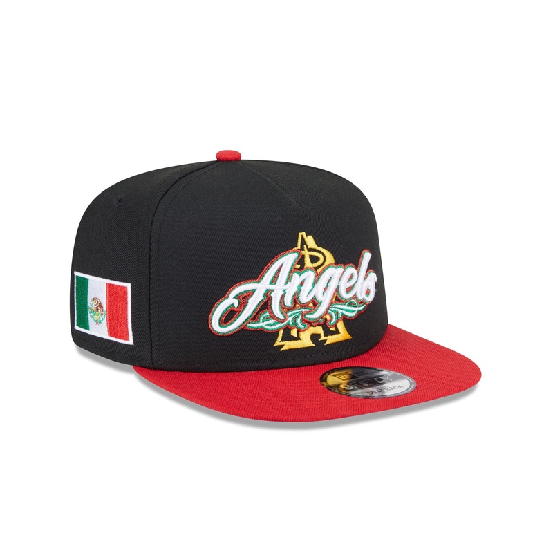Los Angeles Angels City Script 9FIFTY A-Frame Snapback Hat One Size