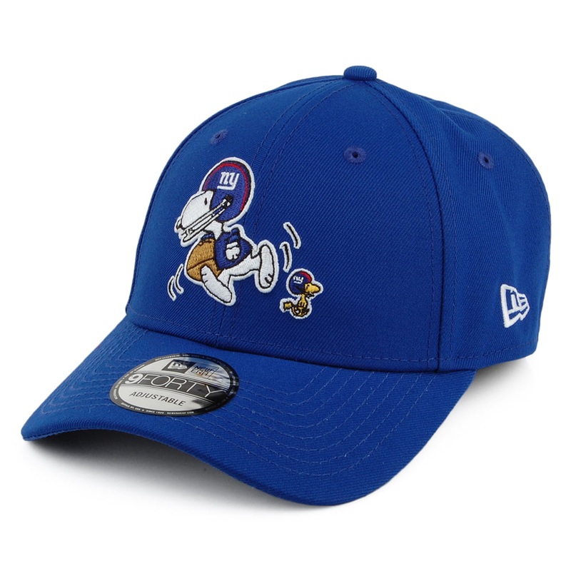 New Era 9FORTY New York Giants Baseball Cap – NFL & Peanuts – Snoopy – Blue Adjustable
